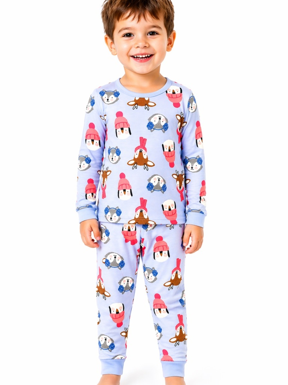 Carter’s Boys 3T Pajama Set 2PC Blue Toddler PJs Cozy Sleepwear NWOT - Picture 2 of 3